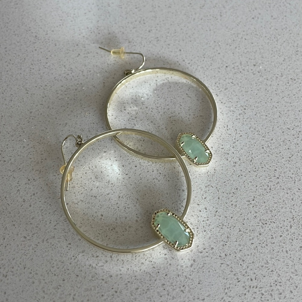 Kendra Scott gold hoops